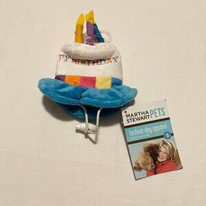 Martha Stewart Pets Dog Happy Birthday Hat Size Small Fashion Dog Apparel
